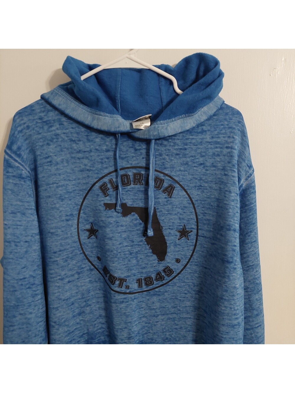 Creative Apparel Concepts Blue Florida Hoodie Large